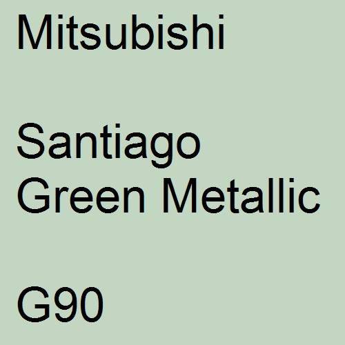 Mitsubishi, Santiago Green Metallic, G90.